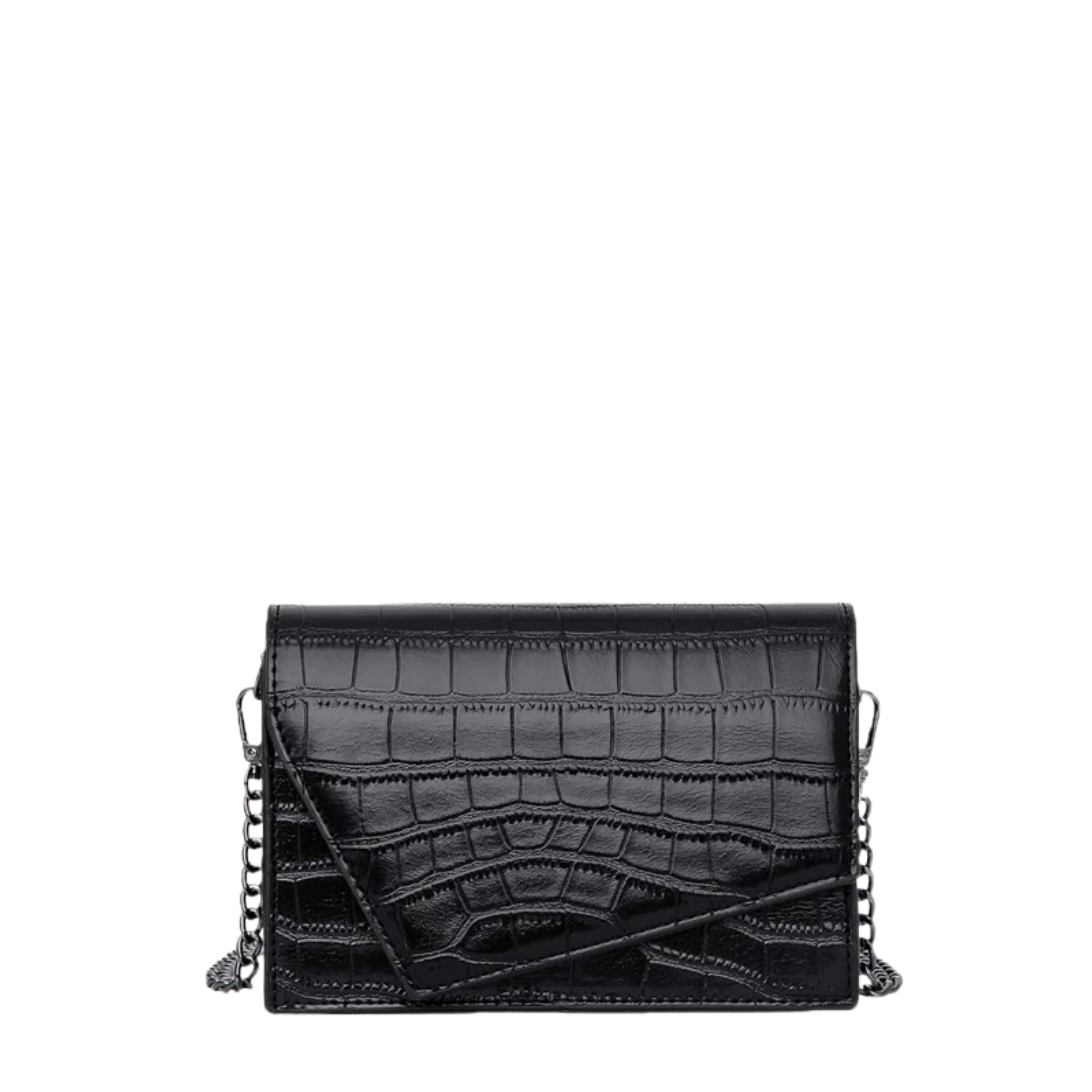 Croc top crossbody bag