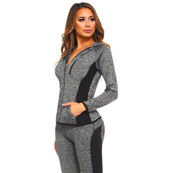 Marled Knit Active Jacket