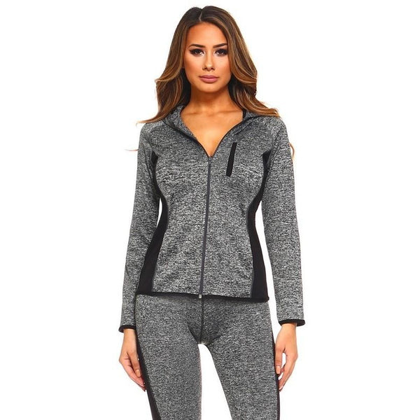 Marled Knit Active Jacket