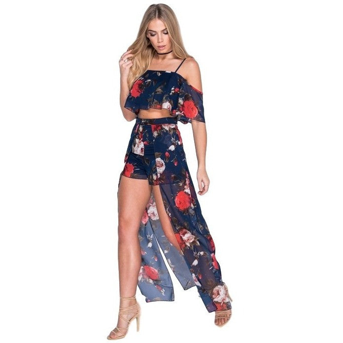 Floral Print Short Set