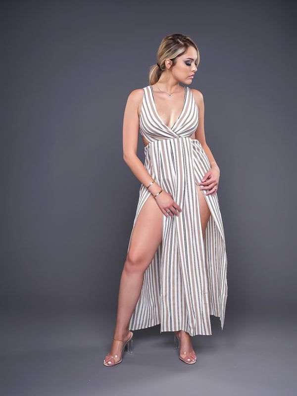 Striped Maxi With Bodysuit