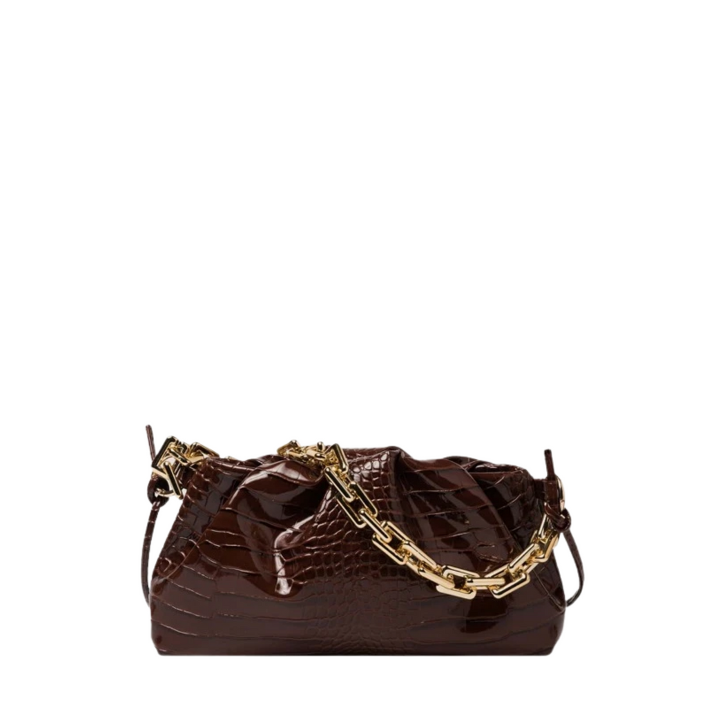Shop Staud Bean Ruched Suede Covertible Bag | Saks Fifth Avenue