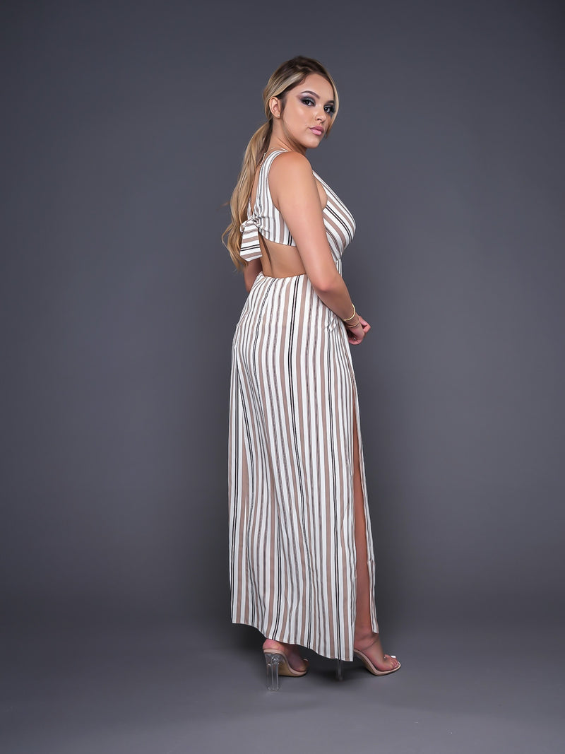 Striped Maxi With Bodysuit
